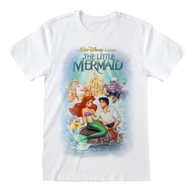 T shirt à manches courtes The Little Mermaid Classic Poster Blanc Unis