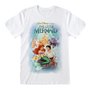 T shirt à manches courtes The Little Mermaid Classic Poster Blanc Unis