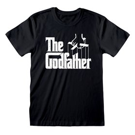T shirt à manches courtes The Godfather Logo Noir Unisexe
