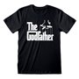 T shirt à manches courtes The Godfather Logo Noir Unisexe