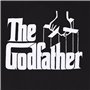 T shirt à manches courtes The Godfather Logo Noir Unisexe