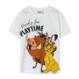 T shirt à manches courtes Enfant The Lion King Blanc