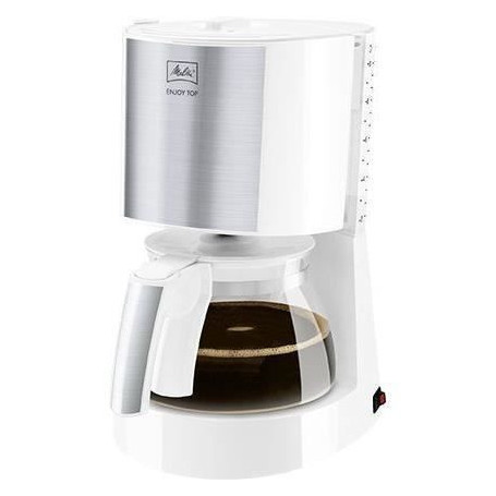 MELITTA 1017-03 Cafetiere Enjoy Top Glass Blanc/Acier brossé 78,99 €