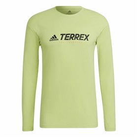 Chemise à manches longues homme Adidas Terrex Primeblue Trail Vert cit