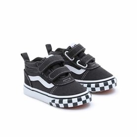 Chaussures casual enfant Vans Ward Mid V TD Check Bumper  Noir