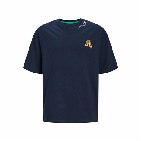 T shirt à manches courtes Enfant Jack & Jones Jorcole Back Print Blue 