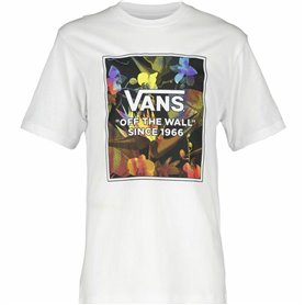 T-shirt à manches courtes enfant Vans Flowers Blanc