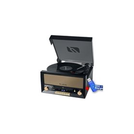 Système Chaîne Hifi CD 20W avec platine Vinyle - CD/FM/USB/AUX - 33/45