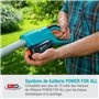 Taille-haies sur perche à batterie GARDENA - THS42/18V P4A - 18V - 42 