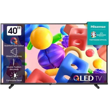 TV QLED Hisense 40A5KQ 101 cm Full HD Smart TV Noir