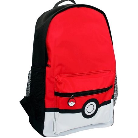 Sac à Dos | Motif Pokéball | 40 x 30 x 12 cm | Pokémon | Noir | Enfant