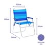 Chaise Pliante Marbueno MultiBleu 52 x 80 x 56 cm