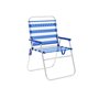 Chaise Pliante Marbueno Rayures Bleu Blanc 52 x 80 x 56 cm