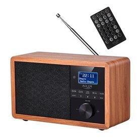 Adler Radio portable Numérique Noir, Bois - AD 1184