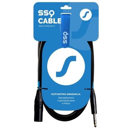 SOUND STATION QUALITY (SSQ) SSQ JSXM2 Câble Jack Stereo - XLR 3-pin Mâ