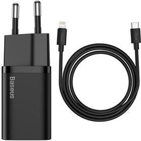 Baseus Chargeur Secteur Rapide 20W + Câble USB-C Lightning pour iPhone