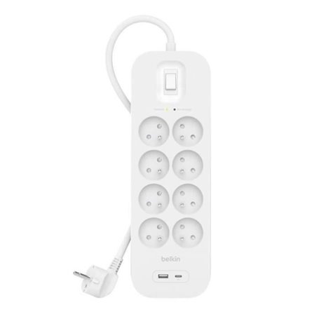 Surge Protection with USB C 8 Outlet