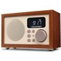 Radio en bois - BLAUPUNKT - HR5BR - Lecteur USB/microSD MP3 - Horloge 