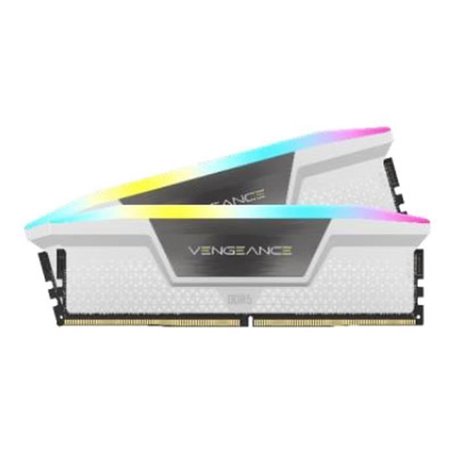 Corsair Vengeance RGB DDR5 64 Go (2 x 32 Go) 5600 MHz CL40 - Blanc - K