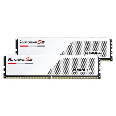 G.Skill RipJaws S5 32 Go (2 x 16 Go) DDR5 6000 MHz CL30 - Blanc - Kit 