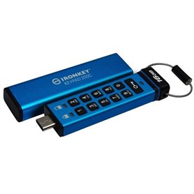 KINGSTON 16Go USB-C IronKey Keypad 200C FIPS 140-3 Lvl 3 Pending AES-2