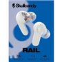 Skullcandy Ecouteurs bluetooth rail blc true wireless-42h- blanc Skull