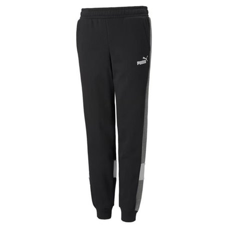 PUMA Ess+ Colorblock Pants FL Cl B Pantalon, Noir, 6 Ans Mixte bébé