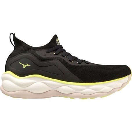 Mizuno Homme Wave Neo Ultra Chaussure de Course- Undyed Black Luminous