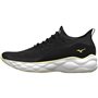 Mizuno Homme Wave Neo Ultra Chaussure de Course- Undyed Black Luminous