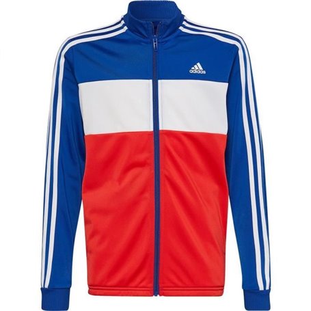 Adidas B Tiberio TS Survêtement, Bleu-Blanc-Blanc, 4 ans Garçon