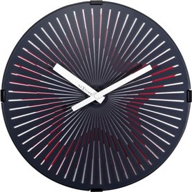 NeXtime - Horloge murale- Ø 30 cm  Plastique  Horloge avec mouvement