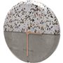 NeXtime - Horloge murale - Ø 32 cm - Béton / Terrazzo  - Gris - 'Conra