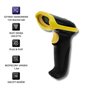 QOLTEC 50862 WIRELESS LASER BARCODE SCANNER 1D | 2.4GHZ