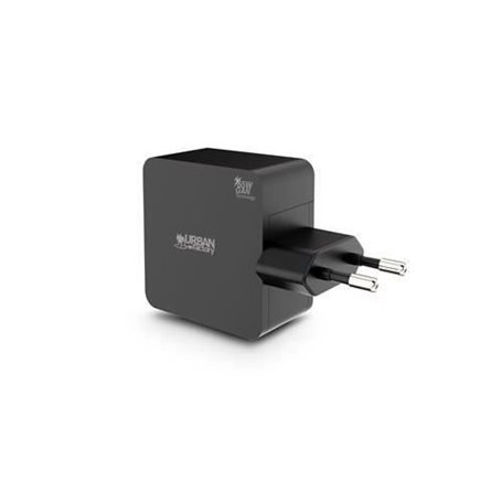 Urban Factory Chargeur secteur USB-C GPS65UF 65W Noir - 3760170883571