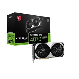 MSI - Carte graphique - NVIDIA GeForce RTX 4070 Ti SUPER 16G VENTUS 2X