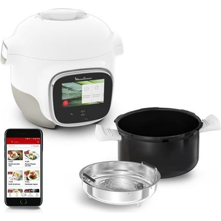 MOULINEX CE922110 Cookeo Touch WiFi Mini, Multicuiseur intelligent hau