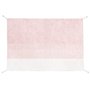 Tapis coton réversible enfant - rose - 120 x 160 cm