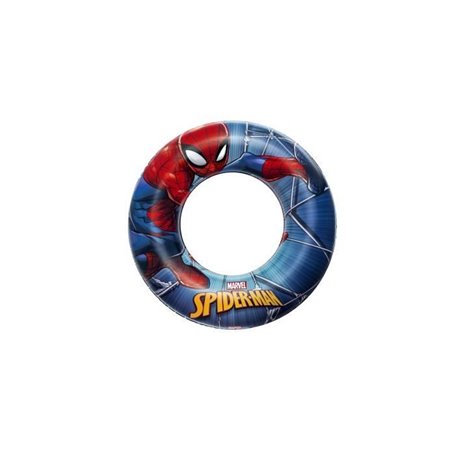 Bouée Gonflable de Plage Bestway Spider-Man Ø48x11 cm 3-6 Ans