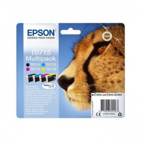 EPSON Multipack T0715 - Guépard - C/M/Y/BK 64,99 €