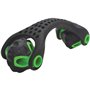 Schildkröt Fitness rouleau de massage 19 cm en polypropylene noir/vert