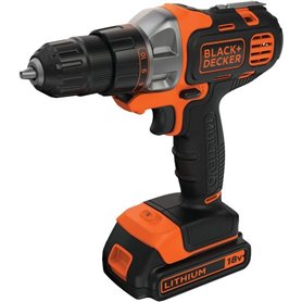 Perceuse-Visseuse Multievo sans-fil 18V BLACK+DECKER (Livrée avec 1 Ba