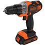 Perceuse-Visseuse Multievo sans-fil 18V BLACK+DECKER (Livrée avec 1 Ba