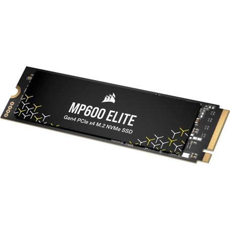 Disque SSD interne - CORSAIR - MP600 ELITE 2TB Gen4 PCIe x4 NVMe M.2 S