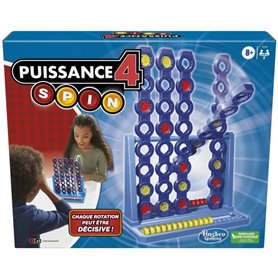 Puissance 4 Spin avec grille tournante, jeu de sociéré, pour 2 joueurs