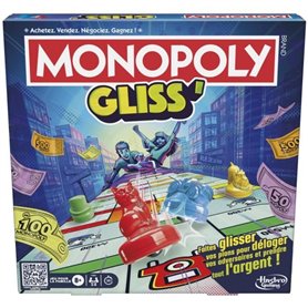 Monopoly Gliss', Jeu de Groupe Familial pour Enfants, Ados et Adultes,