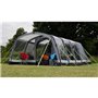 Tente de camping gonflabe - 6 places - KAMPA - Hayling 6 AIR - Gris et