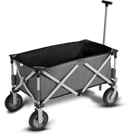 Chariot 4 roues - KAMPA - Trucker Trolley - Pliable - Gris