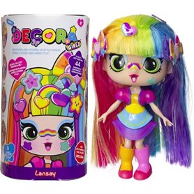 Poupée - LANSAY - 55101 - Decora Girlz - Minis Poupées Fashion a Perso