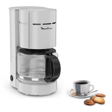 MOULINEX Cafetiere filtre 1.1 L, 12 tasses, Porte-filtre pivotant, Ant