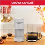 MOULINEX Cafetiere filtre 1.1 L, 12 tasses, Porte-filtre pivotant, Ant